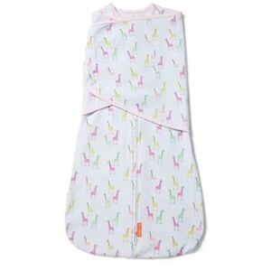 Baby Swaddle Pink Giraffe Sleep Sack 6-9 Months
